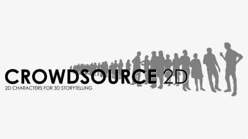 Crowdsource 2d - Silhouette, HD Png Download, Free Download