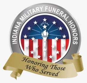 Indiana Military Funeral Honors Logo - Indiana State Flag, HD Png Download, Free Download