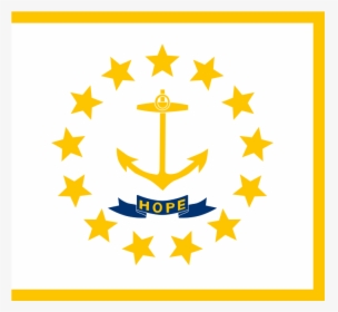 Us Ri Rhode Island Flag Icon - Rhode Island State Flag, HD Png Download, Free Download