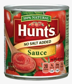 Hunts Tomato Sauce No Salt - Hunts Tomato Sauce Garlic, HD Png Download, Free Download