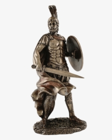 Spartan Commander Statue - Roman Soldier Statue, HD Png Download, Free Download