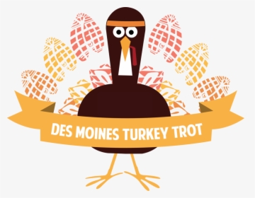 2017 Turkey Trot Vector Logo - Illustration, HD Png Download, Free Download