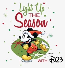 Tickets For D23"s Light Up The Season 2018 In Burbank - Cartoon, HD Png Download, Free Download