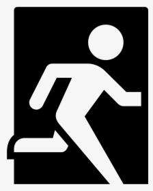 Exit Sign Filled Icon , Png Download - Transparent Background White Exit Png Icon, Png Download, Free Download