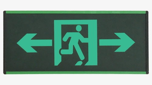 Luckstar Fire Emergency Exit Sign Hanging Exit Sign - Emergency Sign Double Side, HD Png Download, Free Download