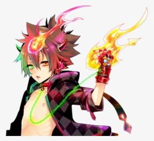 Demon, Flamme, And Tsuna Image - Cartoon, HD Png Download, Free Download