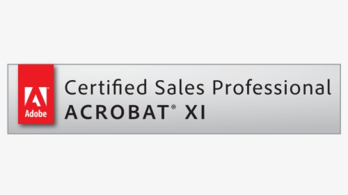 Adobe Acrobat Xi Sales Professional Certified - Adobe, HD Png Download, Free Download