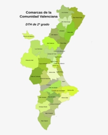 Thumb Image - Mapa Comarcas Valencia, HD Png Download, Free Download