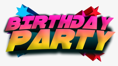 Birthday Party Logo Png, Transparent Png, Free Download