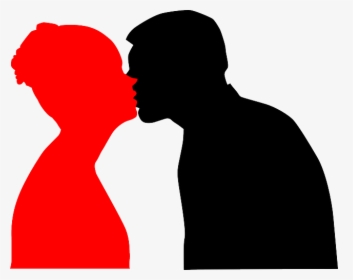 Man And Woman Kiss Png, Transparent Png, Free Download
