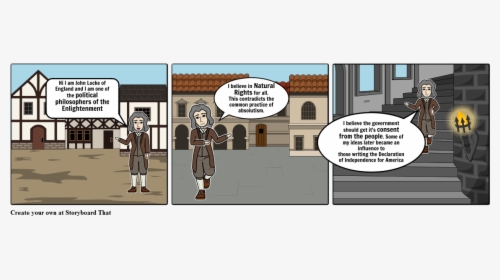 John Locke's Ideas Storyboard, HD Png Download, Free Download