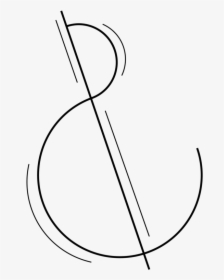 This Ampersand Was Designed For A Sans Serif, HD Png Download, Free Download
