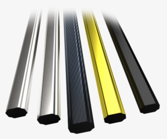 5 Broom Ball Stick Shafts Aluminum Carbon Fiber Silver - Composite Material, HD Png Download, Free Download