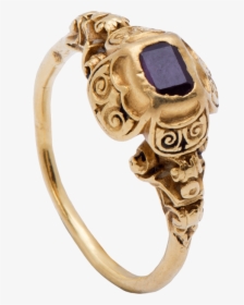 Renaissance Gemstone Ring - 16th Century Gold Ring, HD Png Download, Free Download