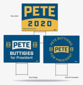 Pete Buttigieg For President - Orange, HD Png Download, Free Download