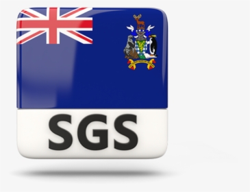Square Icon With Iso Code - South Georgia And The South Sandwich Islands Flag, HD Png Download, Free Download