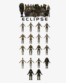 Eclipse Mercenary Troops For Xps By Just-jasper Mass - Eclipse Xps Mass Effect, HD Png Download, Free Download