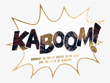 Kaboom Logo With White - Masquerade Ball, HD Png Download, Free Download