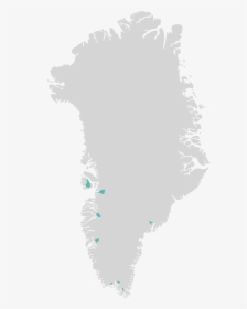 Greenland Map Destinations Unesco Sites - Greenland Shape No Background, HD Png Download, Free Download