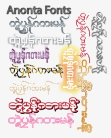 Myanmar Font Design For Pc, HD Png Download, Free Download