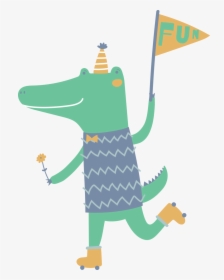 Boy Alligator - Illustration, HD Png Download, Free Download