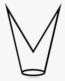 Dunce Cap Coloring Page - Line Art, HD Png Download, Free Download