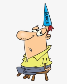 Is November 8 2010 A Holiday - Dunce Wearing A Dunce Hat, HD Png Download, Free Download