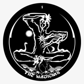003 - The-magician - Gorgons Tarot 1 Magician, HD Png Download, Free Download