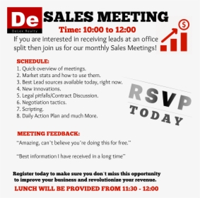 Salesmeeting - Delex Realty, HD Png Download, Free Download