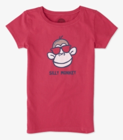 Girls Silly Monkey Crusher Tee - Lisa Is Awesome, HD Png Download, Free Download