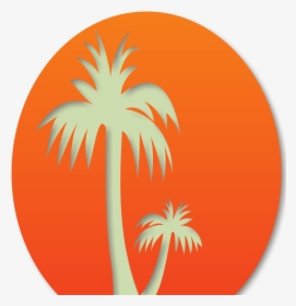 Sunset Palm Tree 2, HD Png Download, Free Download