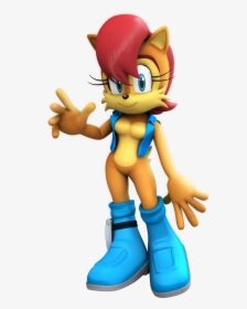 Sally Png , Png Download - Sonic Sally Acorn, Transparent Png, Free Download