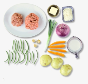 Shepherd’s Pie With Baby Carrots And Leeks - Shepherd's Pie Ingredients, HD Png Download, Free Download