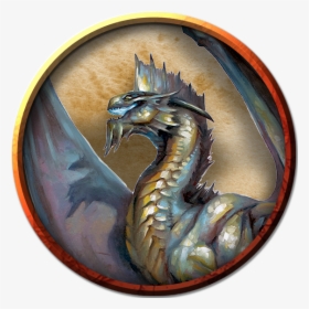 Adult Silver Dragon - D&d Silver Dragon Token, HD Png Download, Free Download