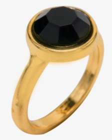 Black Resin Circle Ring - Pre-engagement Ring, HD Png Download, Free Download