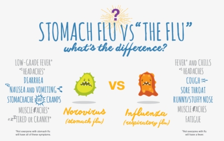 The Difference Between Stomach Flu And - Feels, HD Png Download, Free Download
