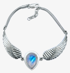 A Stunning Angel Winged Bracelet, Handmade In Sterling - Necklace, HD Png Download, Free Download