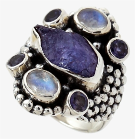 Tanzanite, Moonstone & Lolite Ring **"  Class= - Crystal, HD Png Download, Free Download