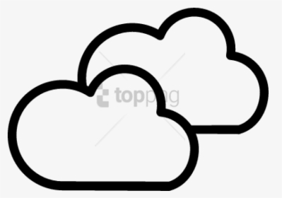 Download Weather Symbol Images Transparent Background - Cloudy Weather Symbol, HD Png Download, Free Download
