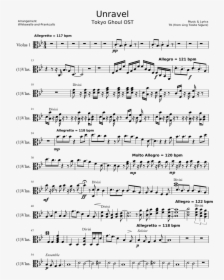 Partitura De Unravel Para Violin, HD Png Download, Free Download