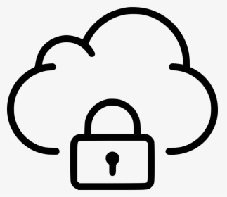 Lock Private Cloud Data Storage - Private Server Png Icon, Transparent Png, Free Download