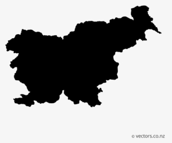 Slovenia Biggest Cities Map, HD Png Download, Free Download
