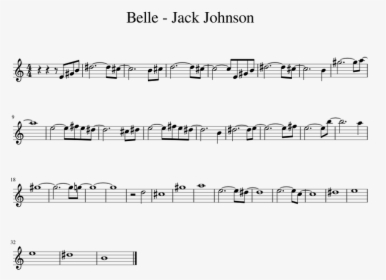 Belle Jack Johnson Sheet Music, HD Png Download, Free Download