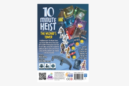 10mh001-back - 10 Minute Heist The Wizard's Tower, HD Png Download, Free Download