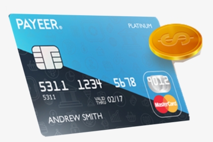 Credit Card Bitcoin Money Payeer Payment System - Payeer Card, HD Png Download, Free Download