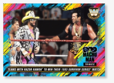 2018 Topps Wwe Heritage Teams With Razor Ramon To Win - Wwe, HD Png Download, Free Download