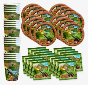 Fortress Birthday Party Tableware Kit For 16 Guests, HD Png Download, Free Download
