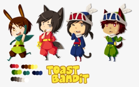 Toast Bandit Main - Cartoon, HD Png Download, Free Download