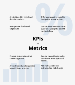 Metrics Vs Kpis Comparison, HD Png Download, Free Download