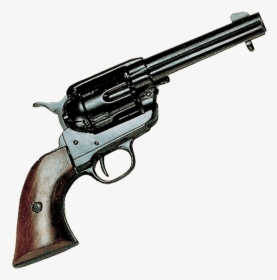 45 Army Revolver Black - Colt 45 Png, Transparent Png, Free Download